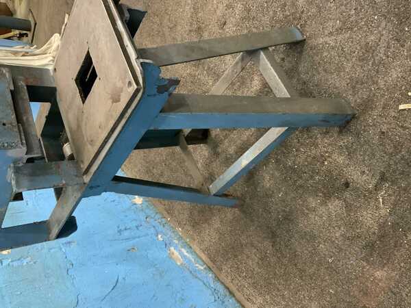 2 Ton, Sheldon #2, Arbor Press, 1-1/2" ram, 9-1/4" ram travel, 5 -1/2" throat depth - Image 5