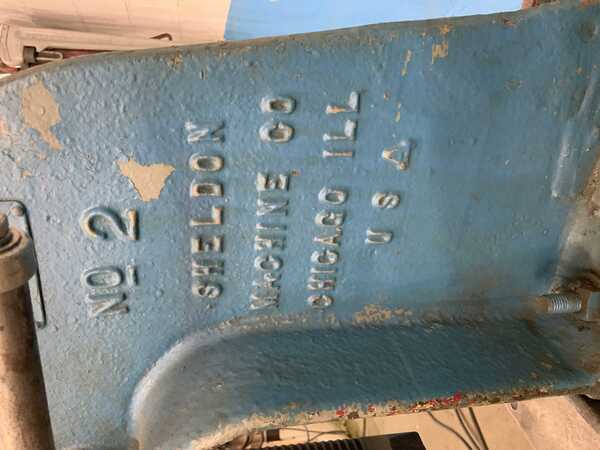 2 Ton, Sheldon #2, Arbor Press, 1-1/2" ram, 9-1/4" ram travel, 5 -1/2" throat depth - Image 9
