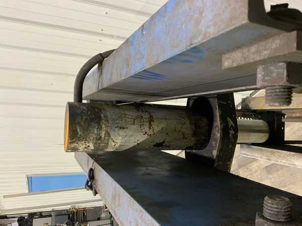 55 Ton, OTC, Hydraulic H-Frame Press, 15" open height, 32" between housings, 6-1/4" stroke, 3" cylinder rod - Image 4