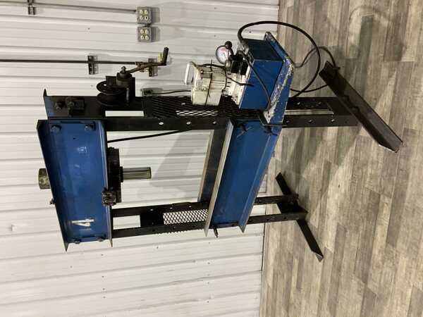 55 Ton, OTC, Hydraulic H-Frame Press, 15" open height, 32" between housings, 6-1/4" stroke, 3" cylinder rod - Image 8