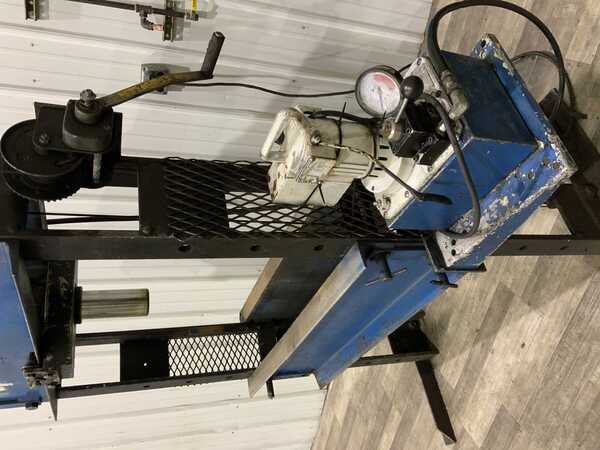 55 Ton, OTC, Hydraulic H-Frame Press, 15" open height, 32" between housings, 6-1/4" stroke, 3" cylinder rod - Image 9
