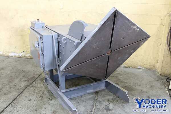 4500 lb. Aronson #HD45B-3, Welding Positioner, 36" x 36" table, 1 HP - Image 2