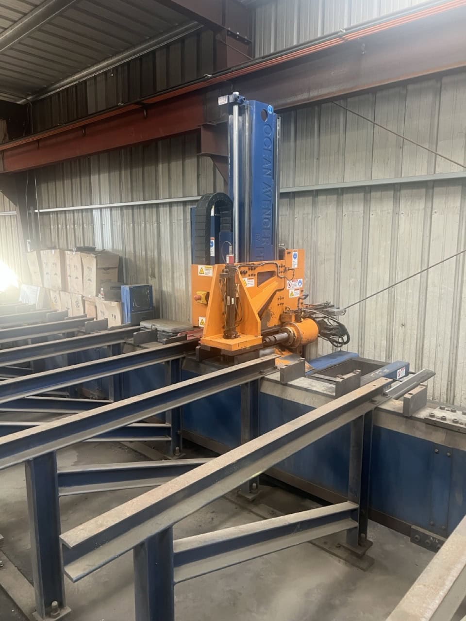 Peddinghaus #Ocean-Avenger-MDL-1000, CNC Drill, w/Hydraulic Unit, 13.5 HP, 850 RPM, 13" stroke, Siemens cnc - Image 3