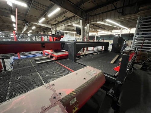 22 Ton, Amada #EM2510NT, Turret Punch, 50" x100", 50" throat, 1.65" stroke, 45 station, 2006 - Image 5