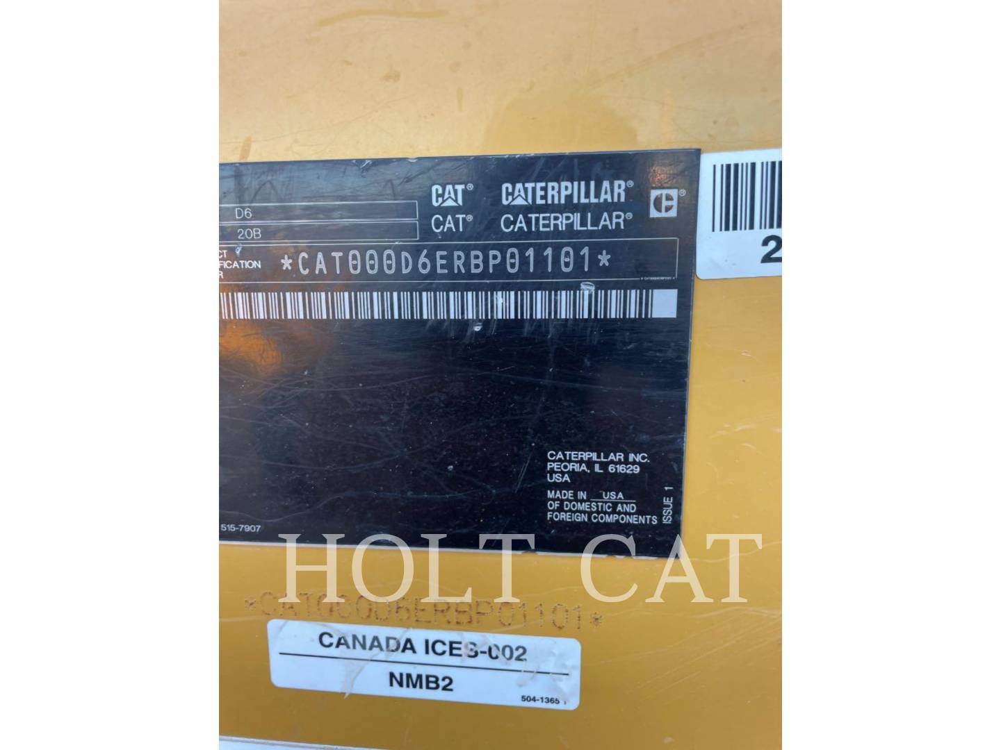 Caterpillar D6 VP, Crawler Dozer, 4887 hours, S/N: RBP01101, 2023 - Image 6