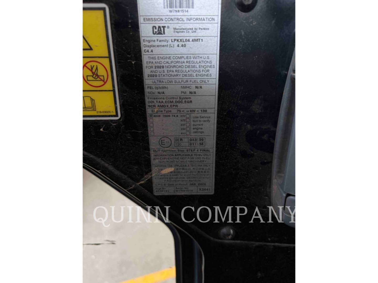 Caterpillar 315F, Crawler Excavator, 3225 hours, S/N: TDY14465, 2020 - Image 7