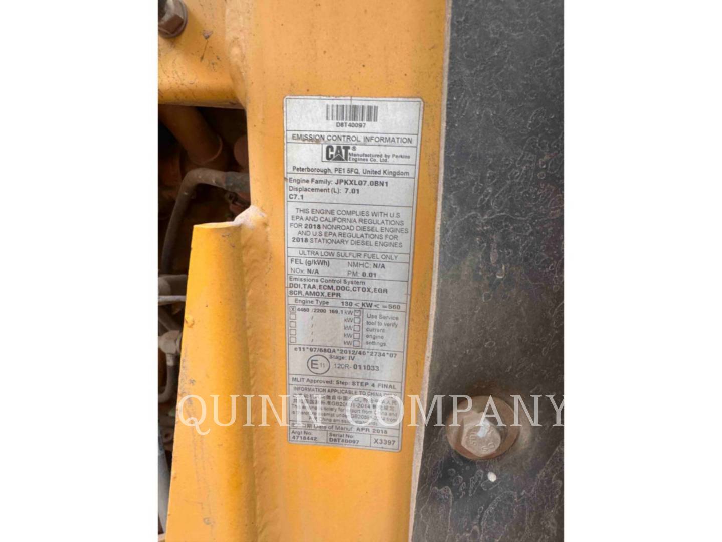 Cat 950 GC, Wheel Loader, 3987 hours, S/N: M5T01272, 2019 - Image 8