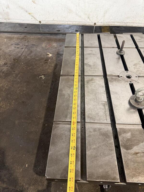 30" x 40" Devlieg, air lift rotary table - Image 8