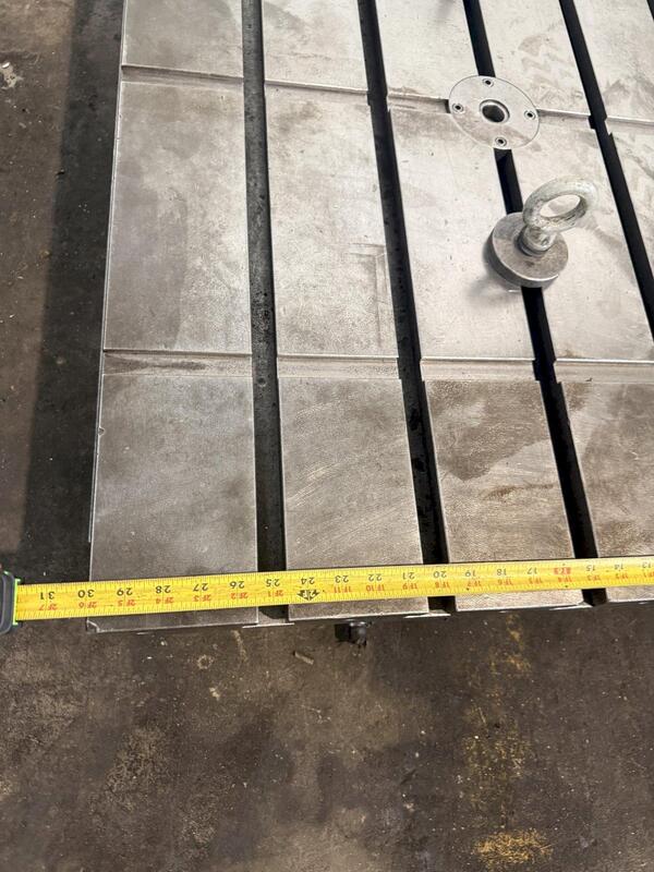 30" x 40" Devlieg, air lift rotary table - Image 9