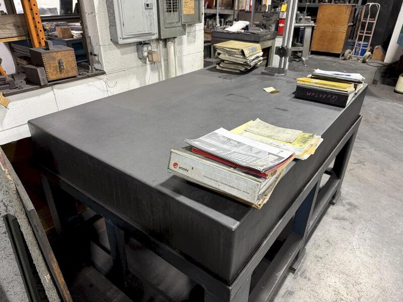48" x 72" x 12" Granite Surface Combustion Plate w/ Stand - Image 2