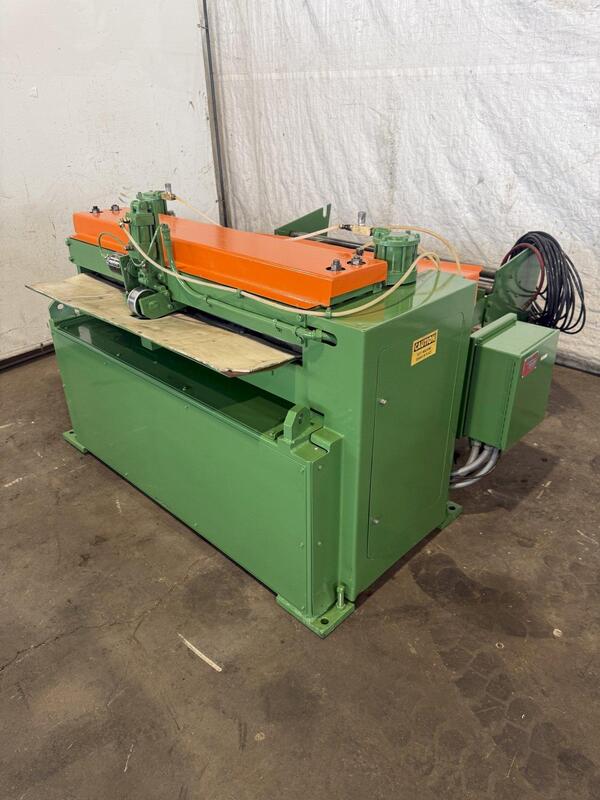 48" x 18" gauge Bradbury Boss, coil straightener, (5) 3" work roll diameter, 36" passline, 80-220 FPM - Image 3