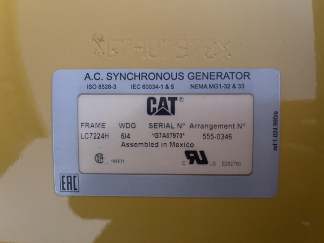 650 KW, Caterpillar #LC7224H, Generator End, 480 Volt, 2022 - Image 5