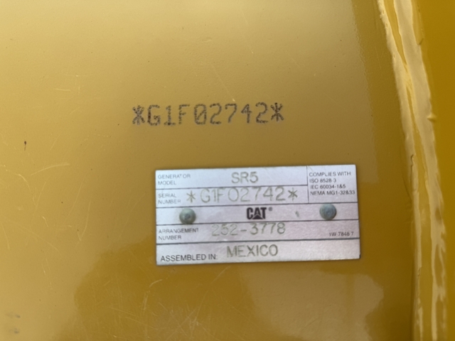 1250 KW, Caterpillar #SR5, Generator End, 1424 Frame, 480 Volt - Image 3