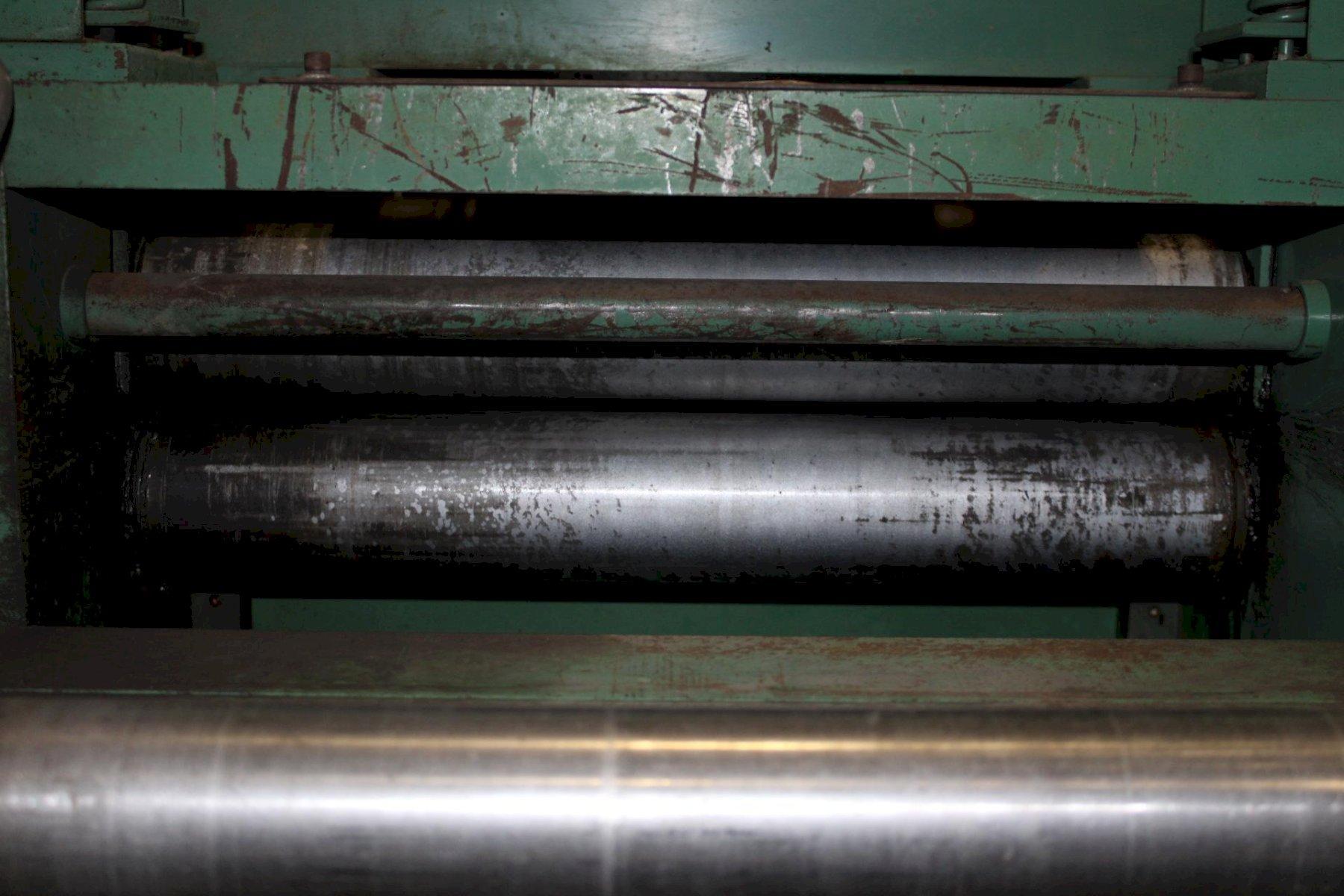 18" x .125" Coe Press Equipment #CPPS-PO-225, straightener, entry & exit pinch rolls, 7-rolls, jogging - Image 7