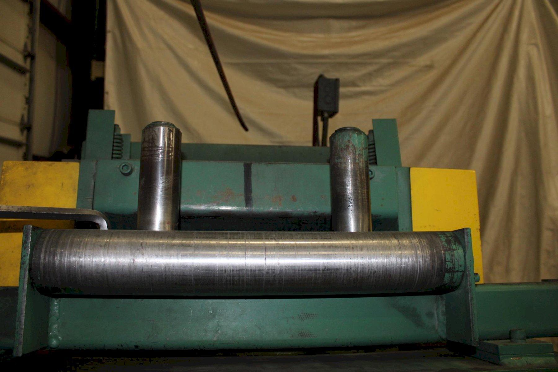 18" x .125" Coe Press Equipment #CPPS-PO-225, straightener, entry & exit pinch rolls, 7-rolls, jogging - Image 9