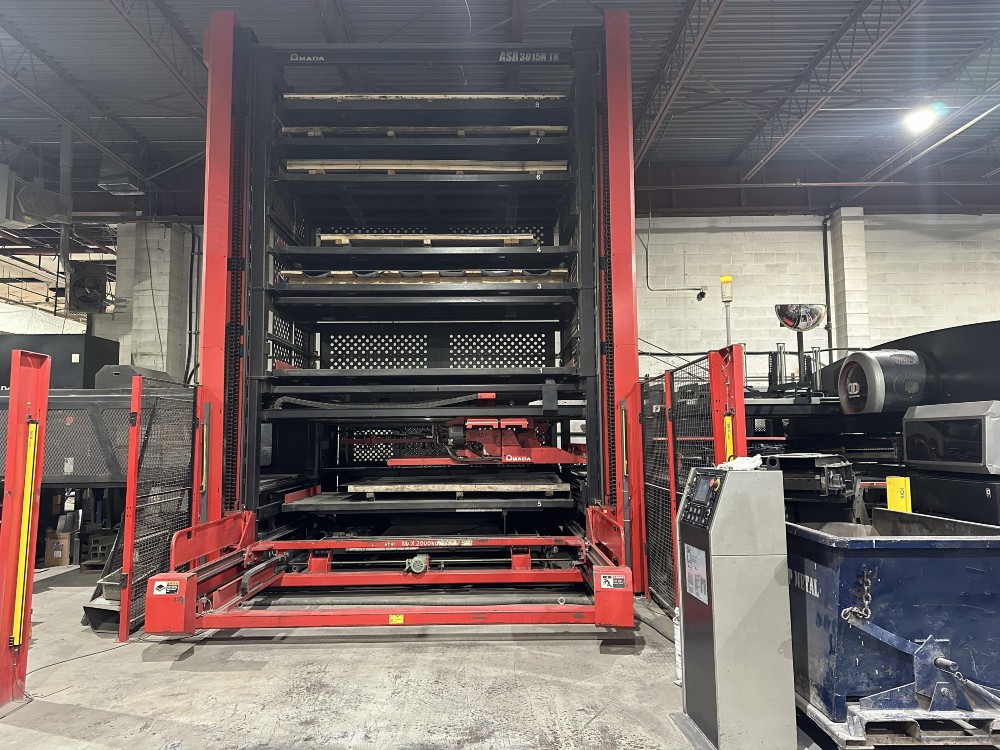 Amada #EMLK3610NT, laser / punch combo, 33 ton, 5' x 10' sheet, 58 station, 4 automatic index, 4000 watt - Image 2