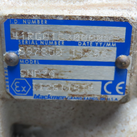 3" Blackmer #SNP3A, sliding vane pump, 90-27 GPM, pressure relief set @ 51-110 psi, new - Image 2