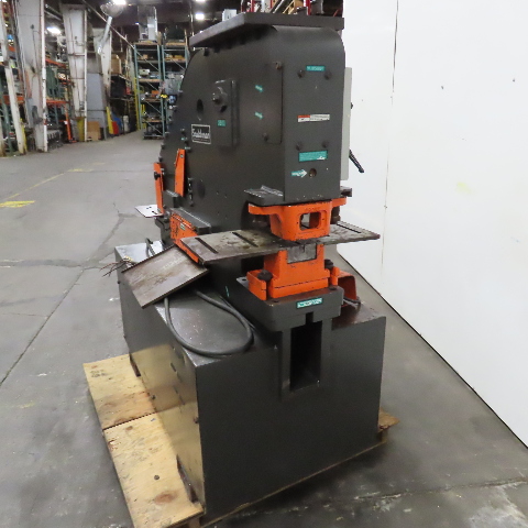 Scotchman #F1-5109-14M, 51 ton hydraulic ironworker punch, brake, shear, 5 HP, 460 V., 3 phase - Image 5