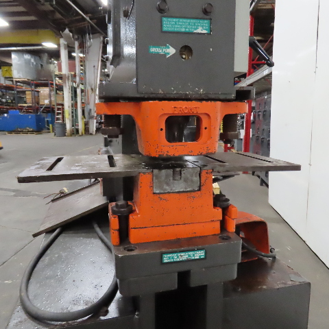 Scotchman #F1-5109-14M, 51 ton hydraulic ironworker punch, brake, shear, 5 HP, 460 V., 3 phase - Image 6