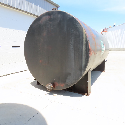 6000 Gallon aboveground steel single wall horizontal liquid saddle storage tank - Image 3
