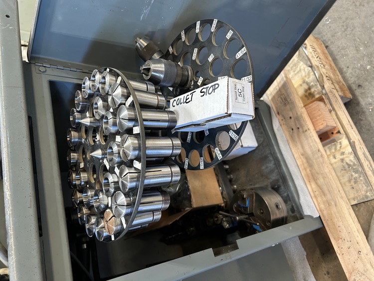 11" x 18" Hardinge #HLVH-EM, super precision toolroom lathe, 6" swing over cross slide, 2-Axis digital read - Image 7
