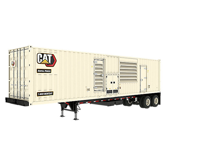 1000 KW Caterpillar #XQ1140, Mobile Diesel Generator Set, CAT C18 Engine, 120-600 Volt, 332 hours, 2024 - Image 1