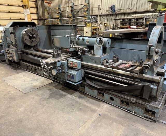 34" x 118" Microweily #TY-34x120-10, Heavy Duty Engine Lathe, 25.10" swing over cross slide, 17.71" center - Image 1