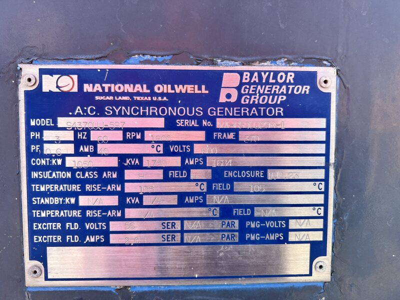1493 BHP MTU #16V2000, diesel engine w/ radiator, 1800 RPM, Tier 2 - Image 3