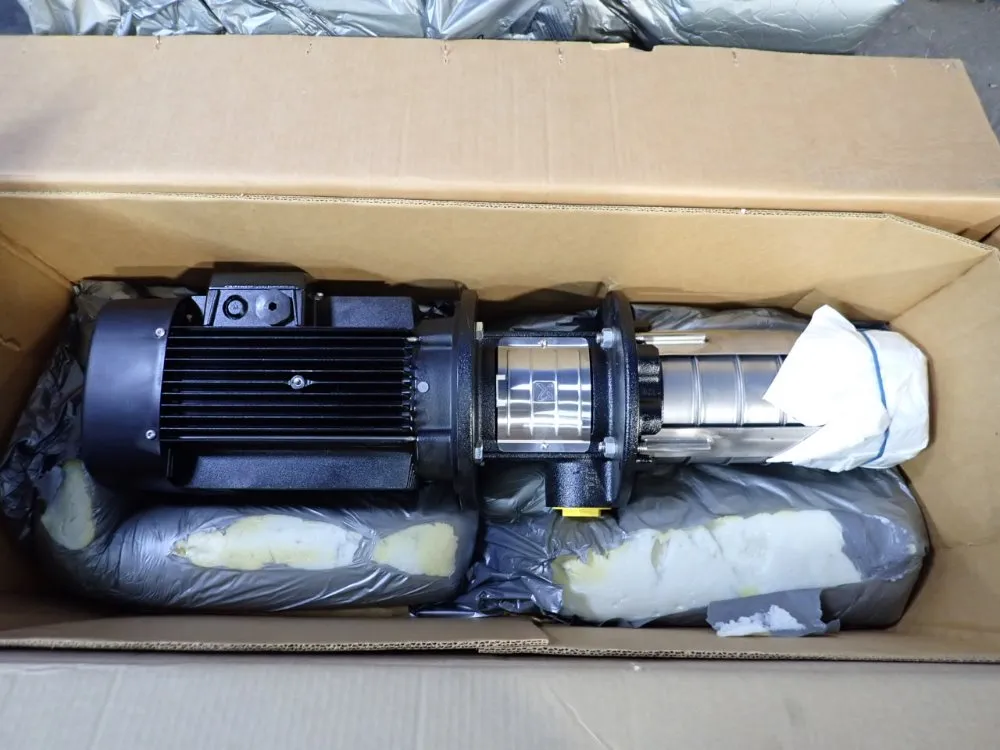 111 GPM @ 136' TDH, Grundfos #MTR20-5/2-A-WB-A-HUUV, Multi-Stage Pump, counter clock wise, 5 HP, 3461 RPM - Image 1