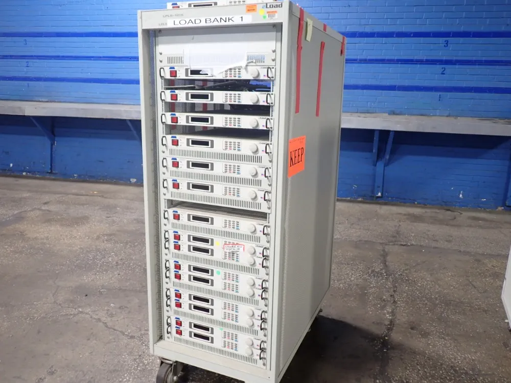 Amrel Eload #LPLS1016, Load Center, (6) LPL800-60-50, (10 available) LPL300-60-20 - Image 1