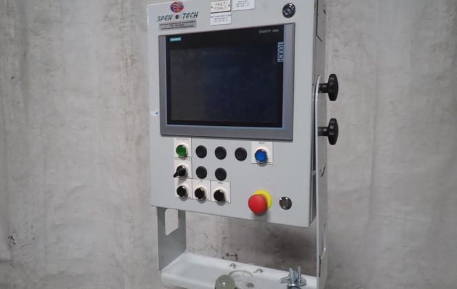 Indicon/Siemens, ECS-5002-MT-SW, Remote HMI, w/Banner Indicator, 12" Size, 2021 - Image 1