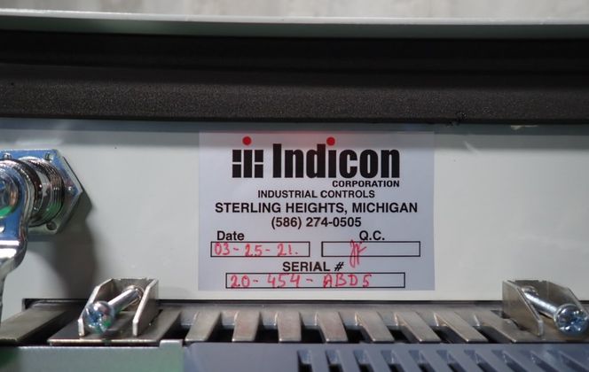 Indicon/Siemens, ECS-5002-MT-SW, Remote HMI, w/Banner Indicator, 12" Size, 2021 - Image 8
