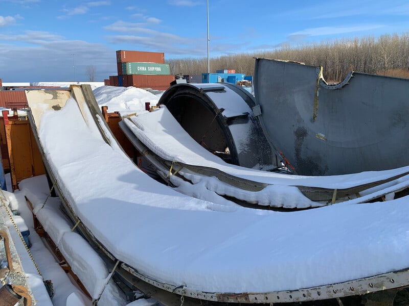 45' Outotec, High-Rate Tailing Thickener Tank w/ Rake, 18.5' height - Image 1