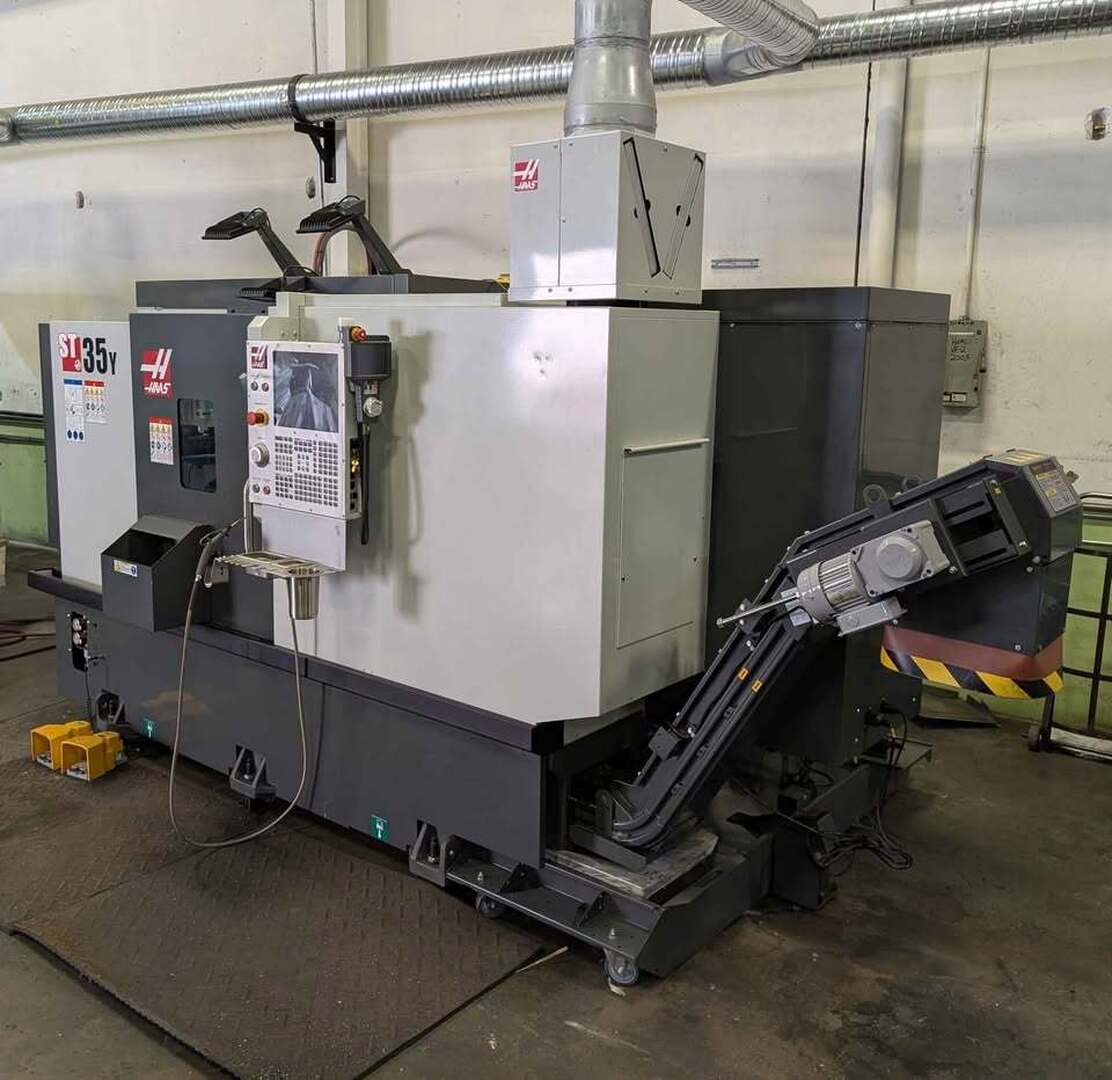 Haas #ST-35Y, CNC Lathe, 21" swing over carriage, 32.5" between centers, 4" bore, 40 HP, 220 Volts, 2022 - Image 2