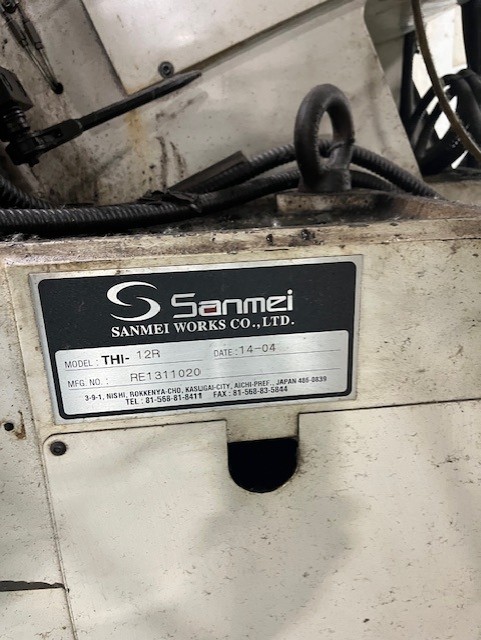M12 Sanmei #THI-12R, Thread Roller, 50-150 PPM, 17.32" stroke, 11 kW, w/ bowl & stand - Image 4