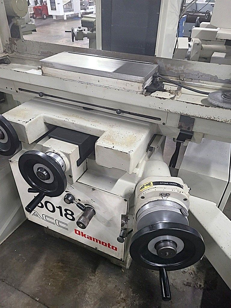 Okamoto #ACC-8-20ST, surface grinder, 8" x 20" table, 2 Hp, Newall digital read out, AS IS - Image 3