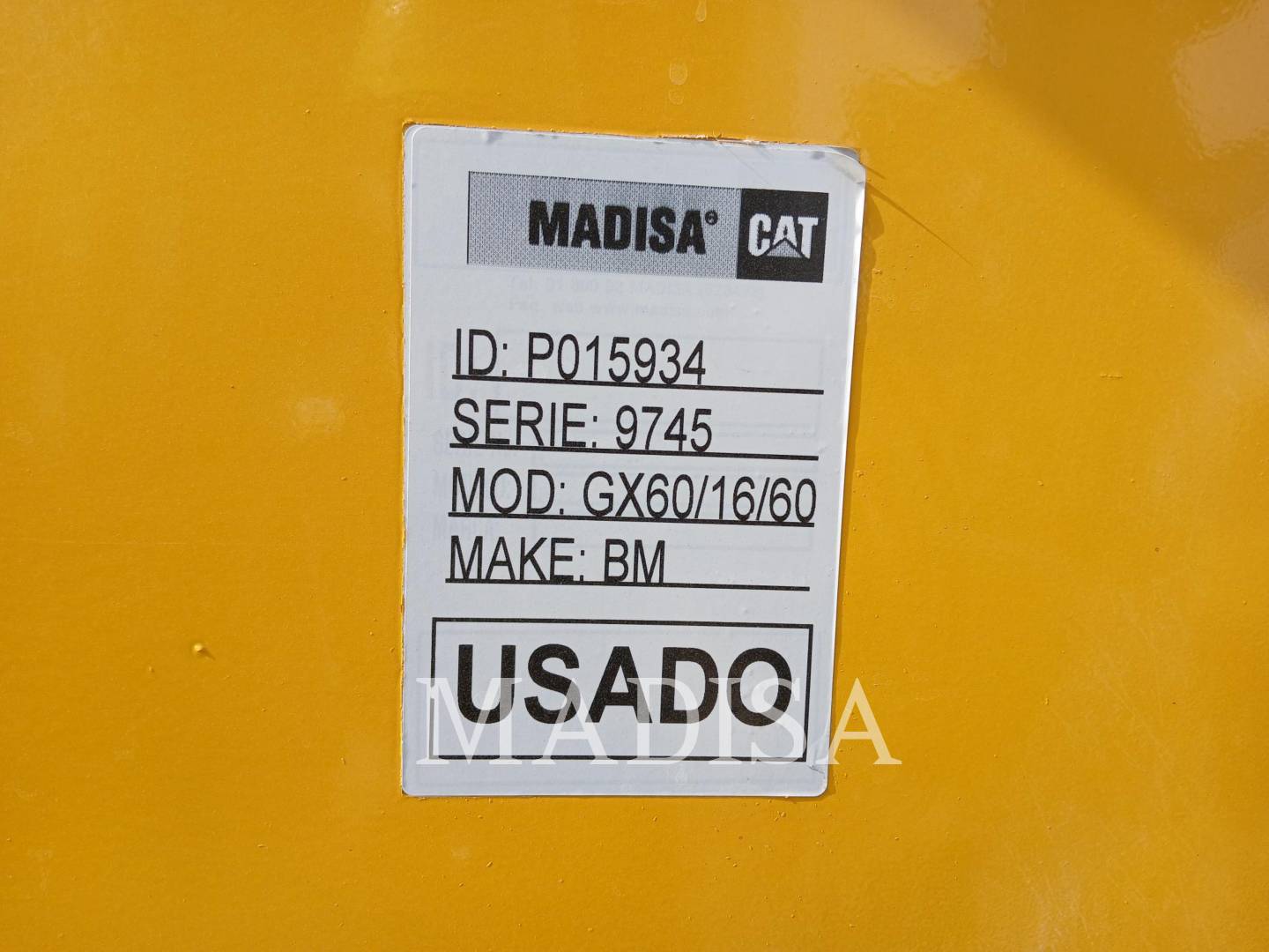 Baumann GX60/16/60, Forklift, 320 hours, S/N: 9745, 2019 - Image 5
