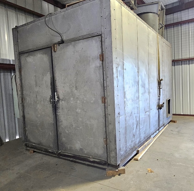 96" width x 96" T x 144" L JBI, powder coating oven, 800000 BTU - Image 1