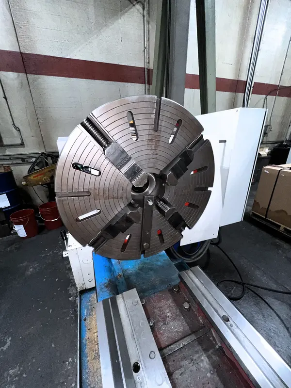 36"/47" x 236" Poreba #TPK-90-A1/6M, engine lathe, 3.74" bore, 30 HP, 2-Axis digital read out, tailstock - Image 5