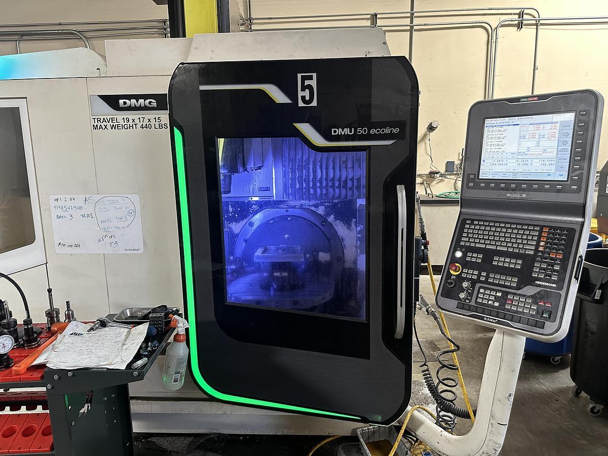 DMG Mori Seiki #DMU-50-Ecoline, CNC vertical machining center, 30 automatic tool changer, 19.7" X, 17.7" Y - Image 2