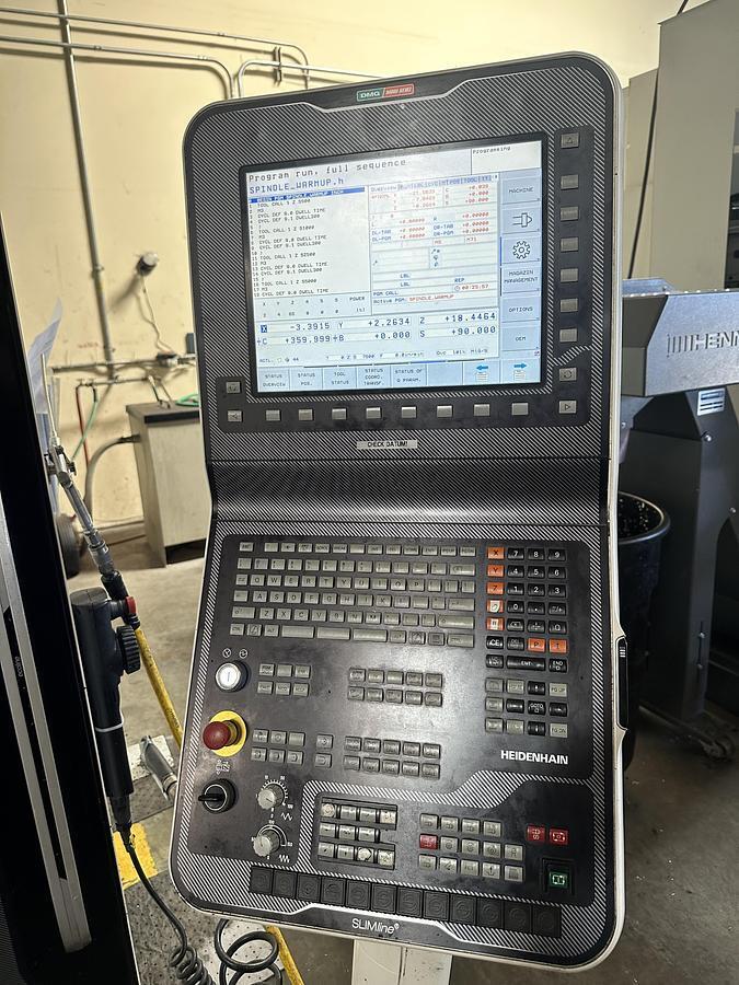 DMG Mori Seiki #DMU-50-Ecoline, CNC vertical machining center, 30 automatic tool changer, 19.7" X, 17.7" Y - Image 4