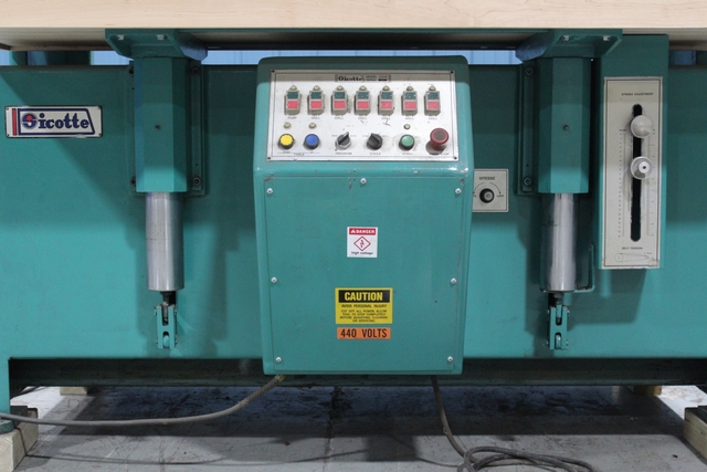Sicotte #J-3H-6, Multi-Spindle Vertical Borer, 24" x 72" table, rebuilt - Image 4