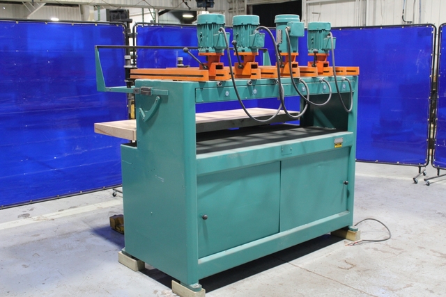 Sicotte #J-3H-6, Multi-Spindle Vertical Borer, 24" x 72" table, rebuilt - Image 9