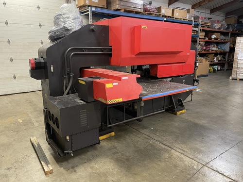 30 Ton, Amada #PEGA-304050Q, Turret Punch Press, 58 Station, 40" x100" Sheet, Tooling Included 1989 - Image 8