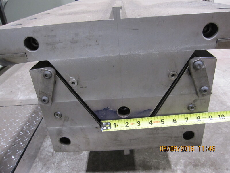 Press Brake Open Hat Die Set, 3-5/8" & 5-1/2" x 144" long - Image 2