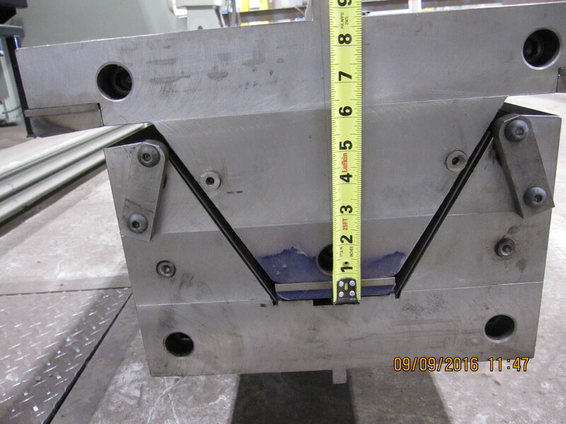 Press Brake Open Hat Die Set, 3-5/8" & 5-1/2" x 144" long - Image 3
