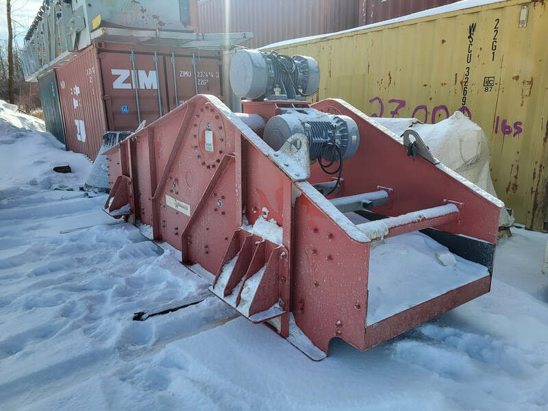 48" x 144" Vibramech #H1-36-12, Horizontal Single Deck Vibrating Screen, (2) 4 HP vibration motors, 575 Volts - Image 1