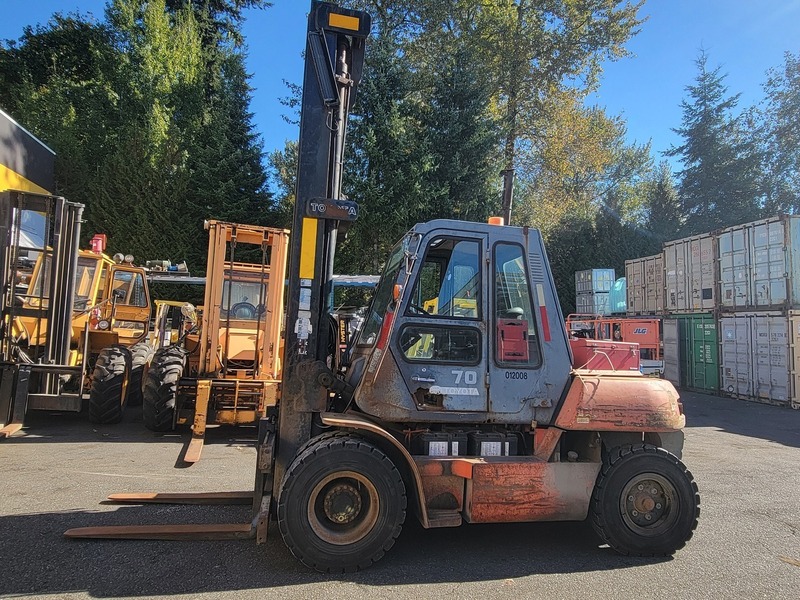 15500 lb. Toyota #5FD70, Forklift, 216" max. lift height, 48" fork length, 12262 hours, 2002 - Image 4