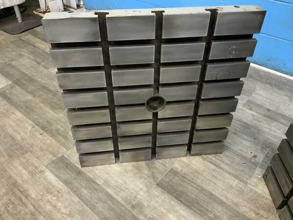 24" x 24" x 16" T-slotted angle plates, 2-1/4" face thickness (2 available) - Image 5