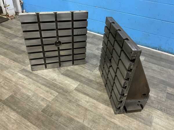 24" x 24" x 16" T-slotted angle plates, 2-1/4" face thickness (2 available) - Image 9
